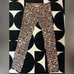 Kate Spade leopard print jeans